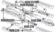  NISSAN ELGRAND -10  . FEBEST NABE51DM